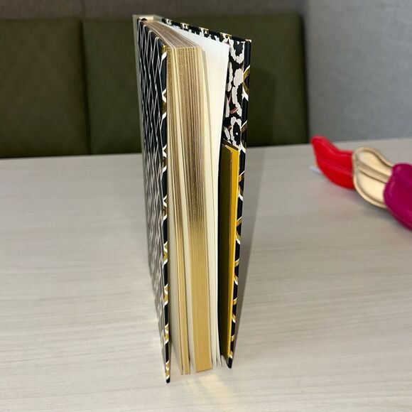 DVF x Target Black White Gold Camo Green Geo Print Unlined Bound Journal - Picture 7 of 11